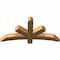 Ekena Millwork Alberta Rough Sawn Timber Gable Bracket, Western Red Cedar, 48"W x 24"H x 4"D x 4"F, 12/12 Pitch GBW048X24X0404ALB00RWR - alternate 2